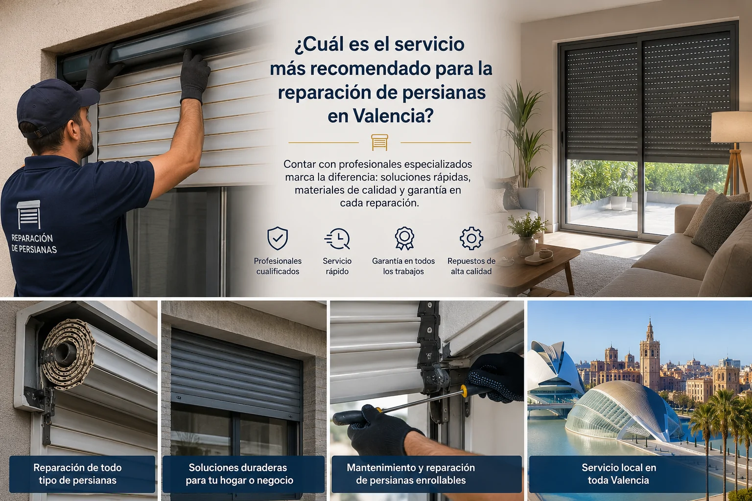 Cual es el servicio mas recomendado para la reparacion de persianas en Valencia - &iquest;Cu&aacute;l es el servicio m&aacute;s recomendado para la reparaci&oacute;n de persianas en Valencia?