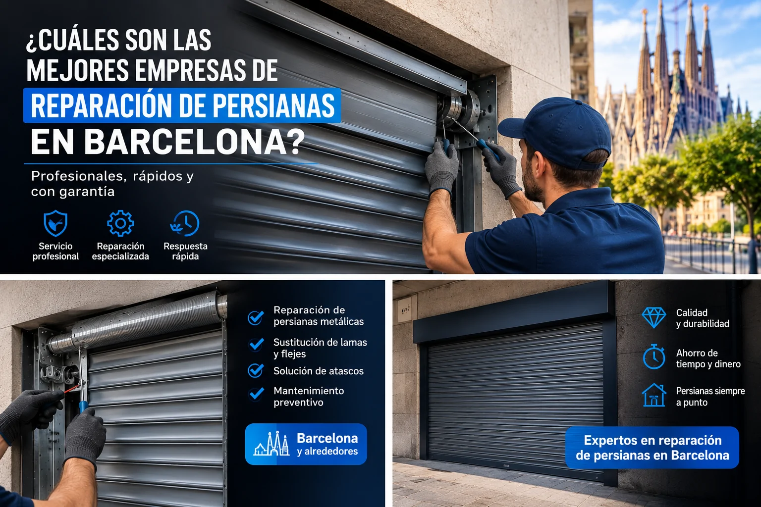Cuales son las mejores empresas de reparacion de persiana - &iquest;Cu&aacute;les son las mejores empresas de reparaci&oacute;n de persianas en Barcelona?
