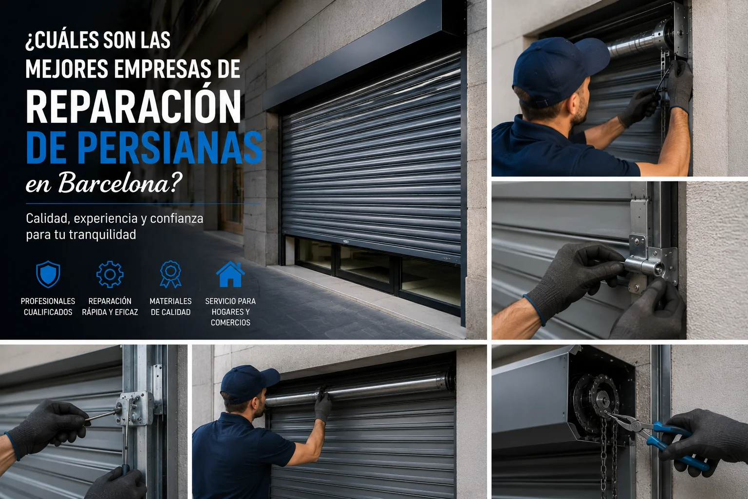 Cuales son las mejores empresas de reparacion de persianas en Barcelona - &iquest;Cu&aacute;les son las mejores empresas de reparaci&oacute;n de persianas en Barcelona?
